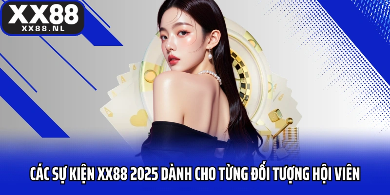 Các sự kiện XX88 2025 dành cho từng đối tượng hội viên 